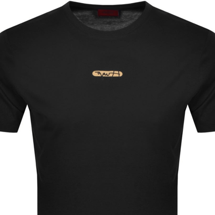 Alternative Image for ProductHUGO Durned Crew Neck T Shirt Black2